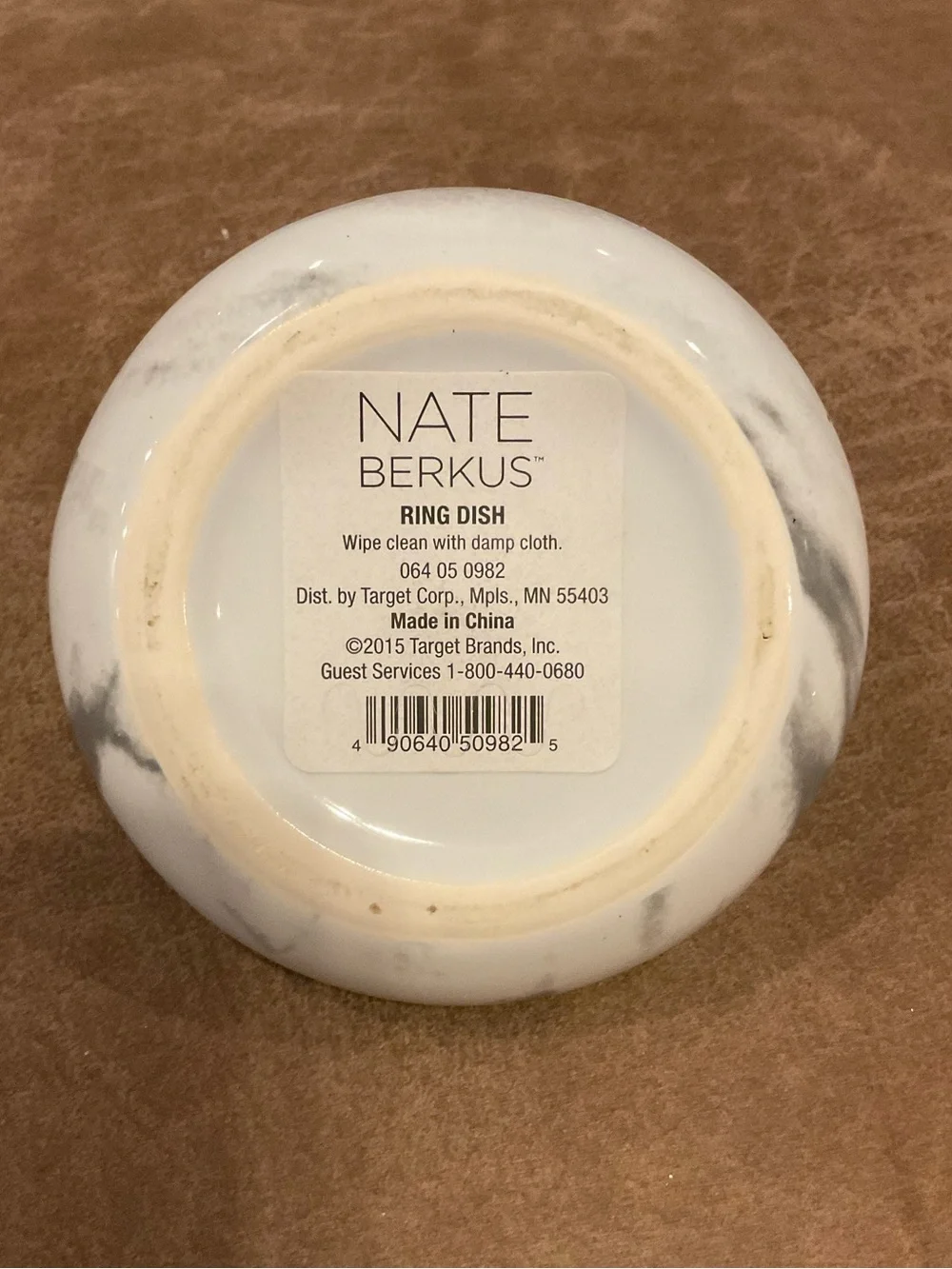 Nate Berkus Marble and Gold Ring Dish
